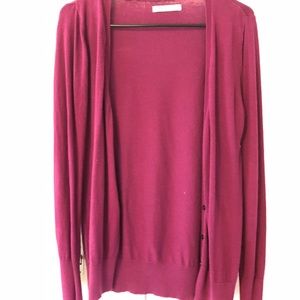 Plum cardigan
